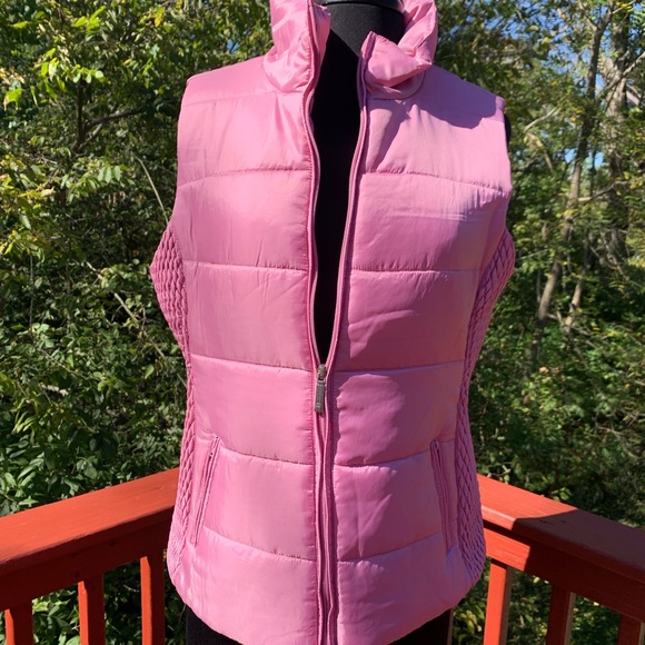 Liz Claiborne Jackets & Blazers - 5 for $30.  Liz Claiborne Dusty Rose Puffer Vest